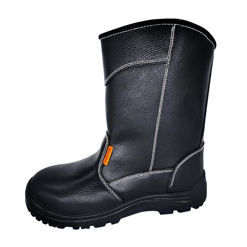 SS360 高耐摩耗性フルグレインレザー保護靴